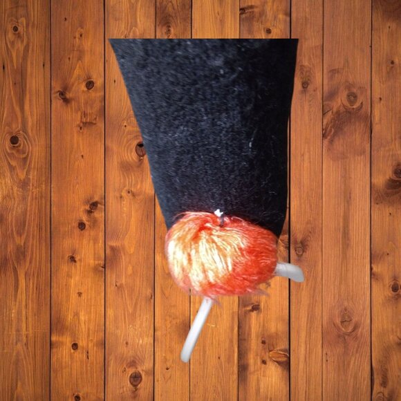 Kerisma Women's One Size Black Button Front Cardigan Sweater With Pom Pom Accent - Picture 6 of 8